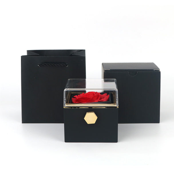 Rotating Rose Gift Box