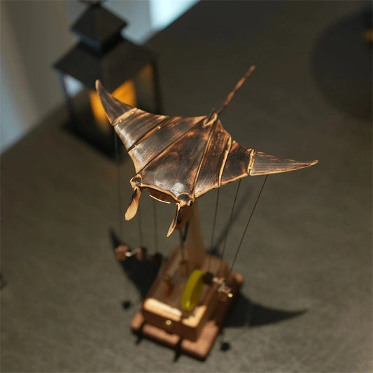 Manta Ray Wooden Figurine